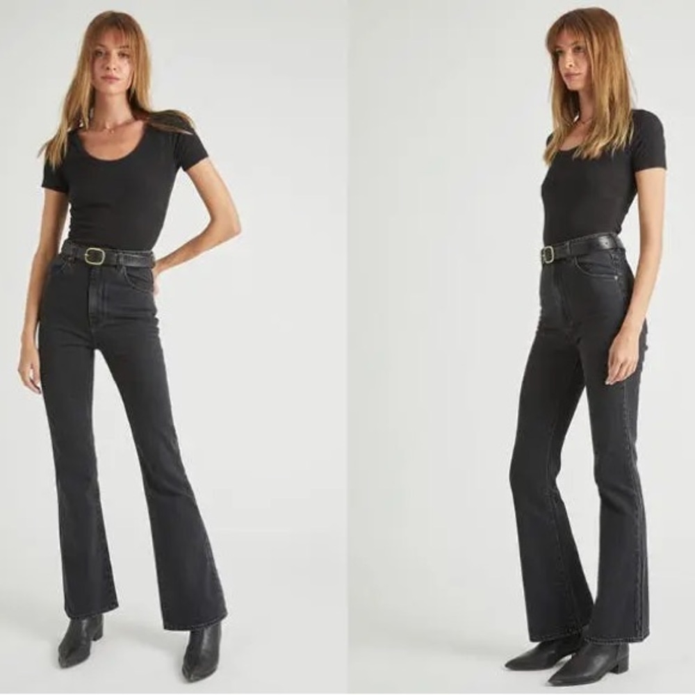 ROLLA'S Women's Black Boot Cut Jeans